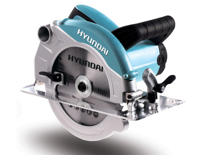 Пила HYUNDAI EXPERT C 1800-210 Циркулярная пила C 1800-210 { 1800Вт, 5300 об/мин, 50мм/75мм, 6 кг, + коробка }