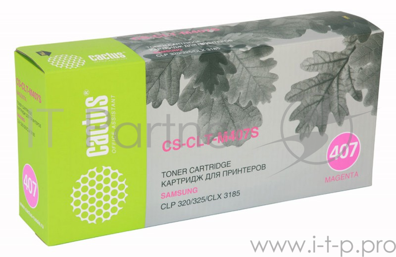 Картридж Cactus (CLT-M407S) для Samsung CLP-325/CLX-3185, M