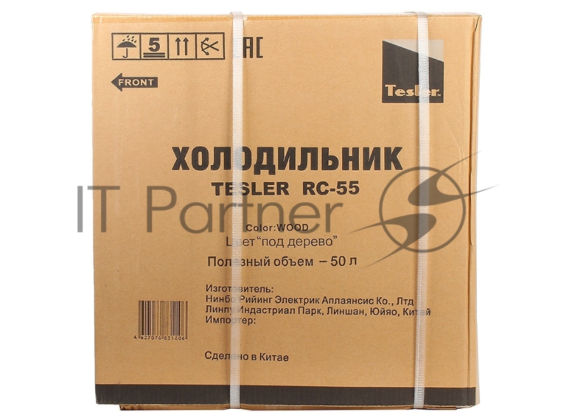 Мини-холодильник TESLER RC-55 WOOD