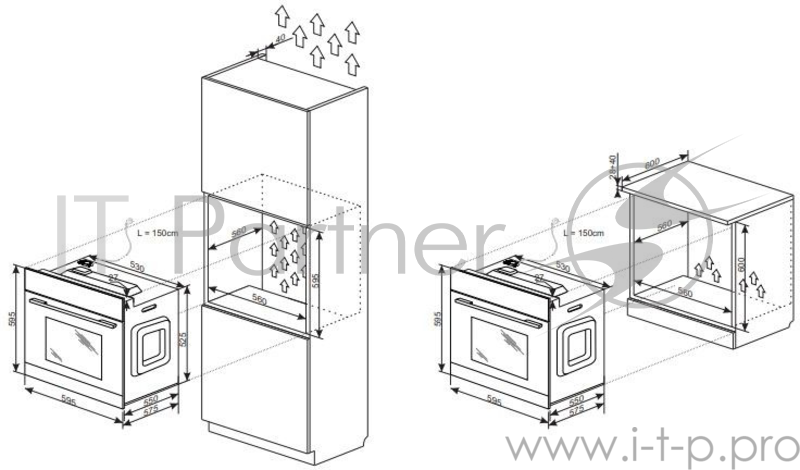 Встраиваемая электрическая духовка HANSA BOEW60475 Встраиваемый духовой шкаф BOEW60475. Многофункциональная электрическая духовка, 10 режимов нагрева, гриль, вертел, конвекция, размораживание, электронный программатор Easy Control,система soft close/