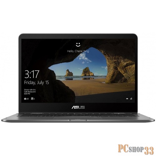 Ноутбук ASUS Zenbook Flip 14 UX461FA-E1010T Core i5-8265U/8Gb/256GB SSD/UMA/14.0 FHD 1920x1080 TOUCH /WiFi/BT/FP/Cam/Illum KB/Windows 10/1.4Kg/Slate Grey/Sleeve + Stylus + USB3.0 to RJ45/2Y War