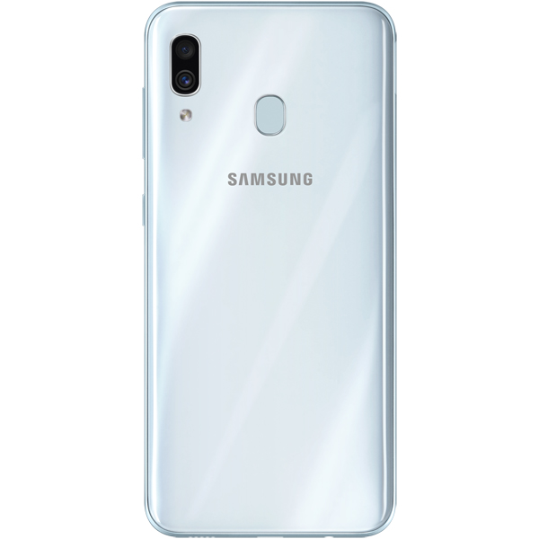 Смартфон Samsung SM-A305F Galaxy A30 64Gb 4Gb белый моноблок 3G 4G 2Sim 6.4
