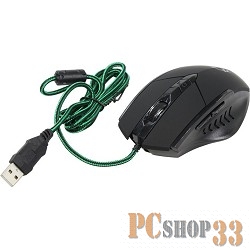 Мышь Oklick 815G black optical (2400dpi) USB Gaming (6but)