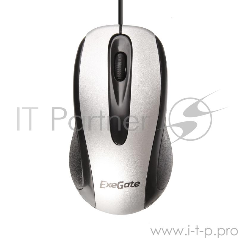 Мышь Exegate SH-9026S <silver, optical, 3btn/scroll, 1000dpi, USB>, Color box