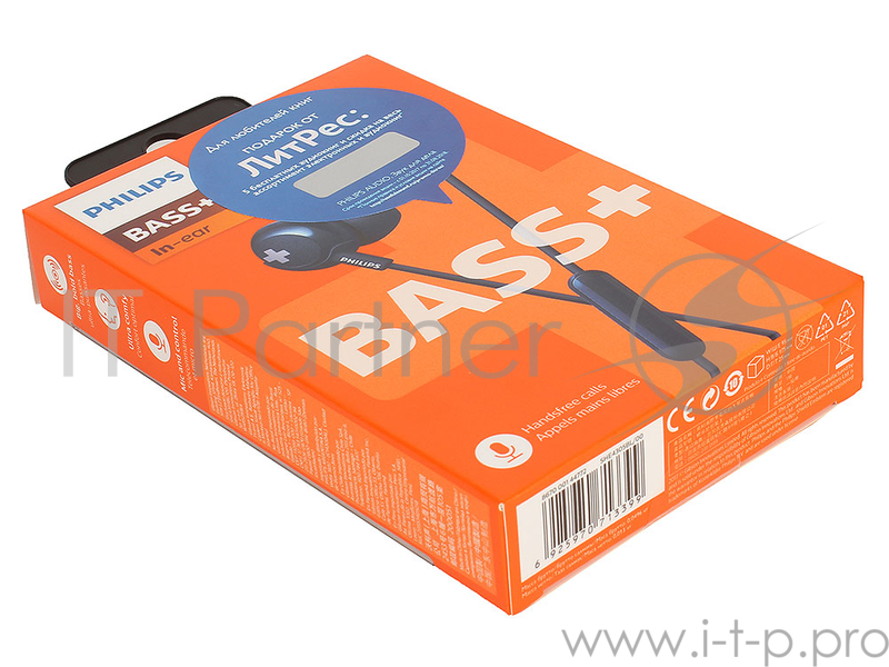 Гарнитура Philips SHE4305BL/00 синий