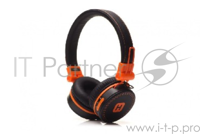 Наушники HARPER HB-202 ORANGE Bluetooth-наушники с микрофоном • накладные • голосовой набор