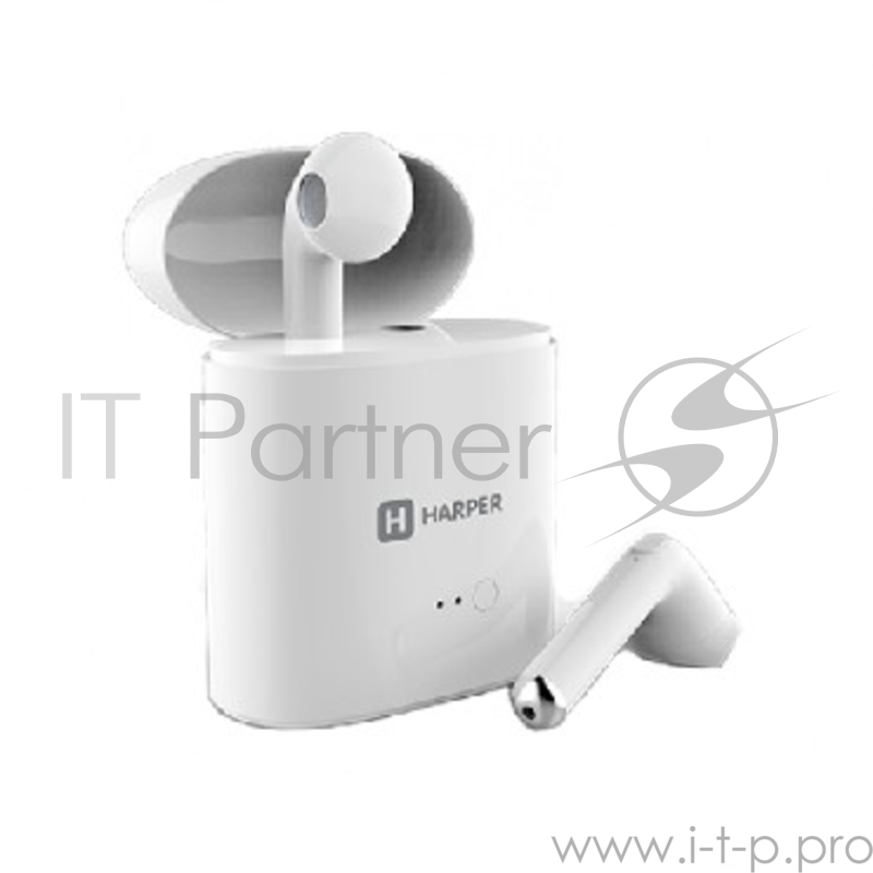 Беспроводные стереонаушники HARPER HB-508 WHITE со встроенным микрофоном. Полное отсутствие проводов Bluetooth 4.2 Совместимость со всеми Bluetooth устройтвами До 3 х часов непрерывной работы Кофр-powerbank в комплекте
