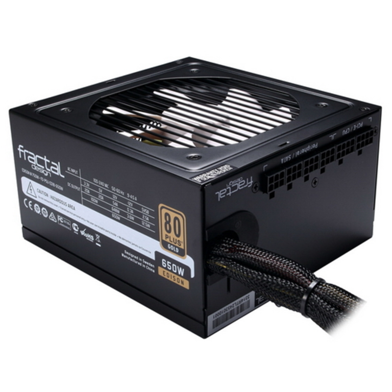 Блок питания Edison M 650W, Black, FD-PSU-ED1B-650W-EU RTL {5}