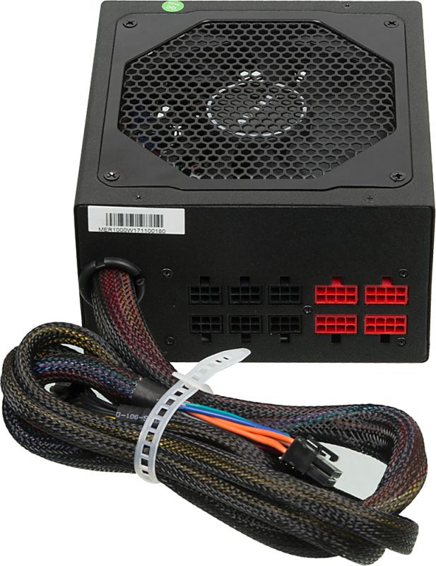 Блок питания Accord ATX 1000W GOLD ACC-1000W-80G 80+ gold(24+8+4+4pin) APFC 140mm fan 7xSATA RTL