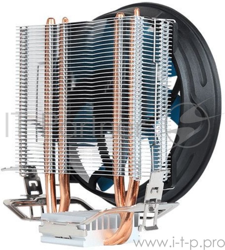 Кулер CPU Aerocool Verkho 2 Plus (универсальный, 115W, 18-27 dB, 1000-2000 rpm, 120мм, 4pin, медь+алюминий) RTL