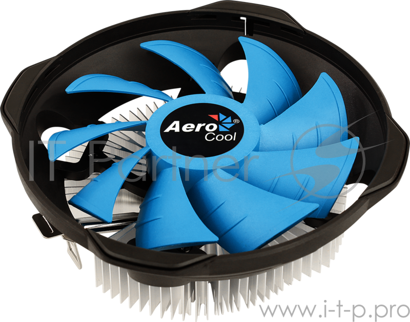 Кулер CPU Aerocool BAS U-3P (универсальный, 110W, 26 dB, 1800 rpm, 120мм, 3pin) RTL