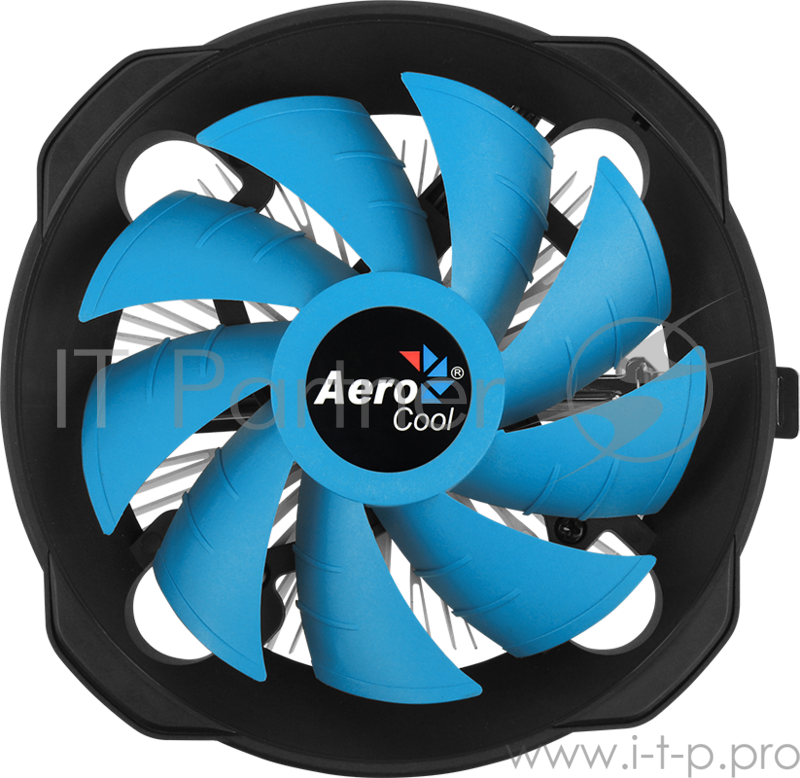 Кулер CPU Aerocool BAS U-3P (универсальный, 110W, 26 dB, 1800 rpm, 120мм, 3pin) RTL