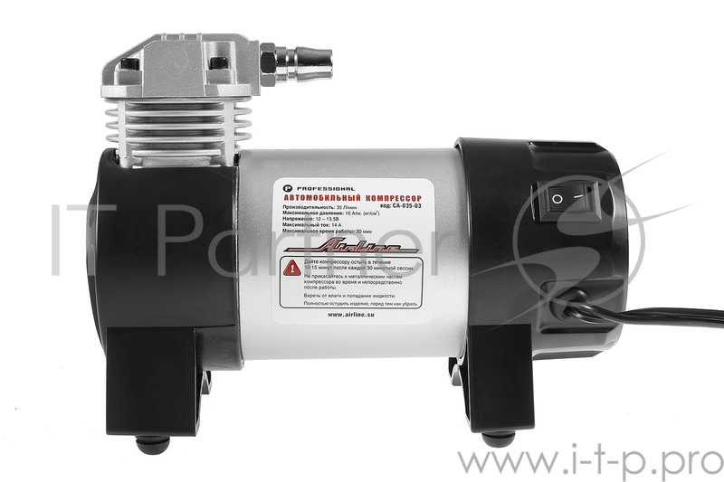 Компрессор Professional (35л/мин., 10 АТМ.) (15524)(AIRLINE CA-035-03 Компрессор Professional (35л/мин., 10 АТМ.) (15524))