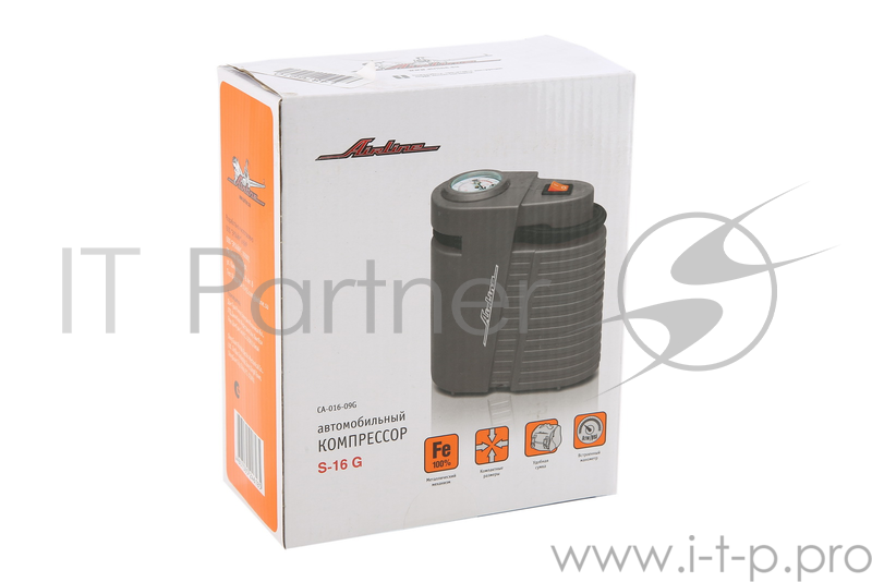 Компрессор в пластиковом корпусе S-16 G (16л/мин., 8 АТМ.) (15861)(AIRLINE CA-016-09G Компрессор в пластиковом корпусе S-16 G (16л/мин., 8 АТМ.) (15861))