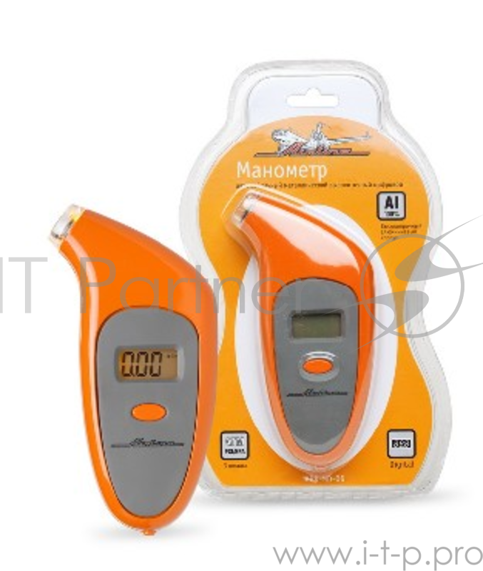 Манометр цифровой металлический с подсветкой 7 АТМ AIRLINE APR-MD-06 (16437)