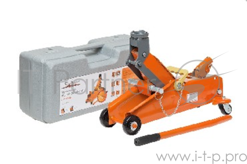 Домкрат подкатной 2.3т в кейсе (MIN - 140 мм, MAX - 350 мм) (16003(AIRLINE AJ-2.3F-350PK Домкрат подкатной 2.3т в кейсе (MIN - 140 мм, MAX - 350 мм) (16003))