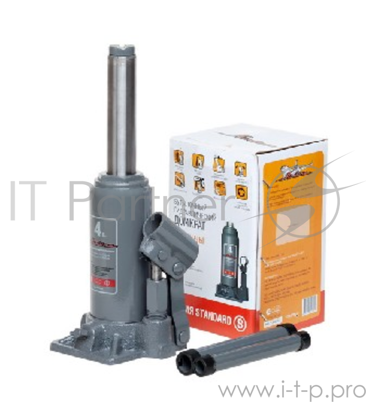 Домкрат бутылочный 4т S (MIN - 180 мм, MAX - 350 мм) (16536)(AIRLINE AJ-B-04S Домкрат бутылочный 4т S (MIN - 180 мм, MAX - 350 мм) (16536))