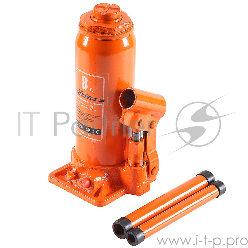 Домкрат бутылочный 8т в сумке (MIN - 236 мм, MAX - 475 мм) (15699)(AIRLINE AJ-B-08 Домкрат бутылочный 8т в сумке (MIN - 236 мм, MAX - 475 мм) (15699))