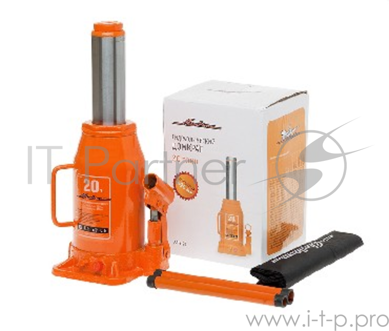 Домкрат бутылочный 20т в сумке (MIN - 250 мм, MAX - 490 мм) (15702)(AIRLINE AJ-B-20 Домкрат бутылочный 20т в сумке (MIN - 250 мм, MAX - 490 мм) (15702))