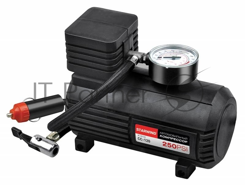 Автомобильный компрессор Starwind CC-120 15л/мин шланг 0.45м