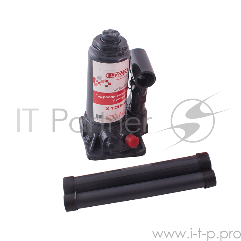 Домкрат SKYWAY 88420 гидравлический бутылочный 2т 148-278мм с клапаном в коробке+сумка