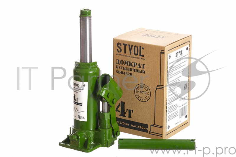Домкрат STVOL SDB4320 бутылка 4т 170-320мм