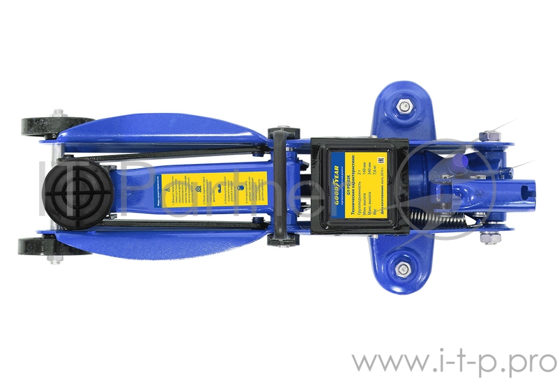 Домкрат GOODYEAR GY000903 гидравлический подкатной gy-pd-02 2т 340мм с резиновой проставкой порога