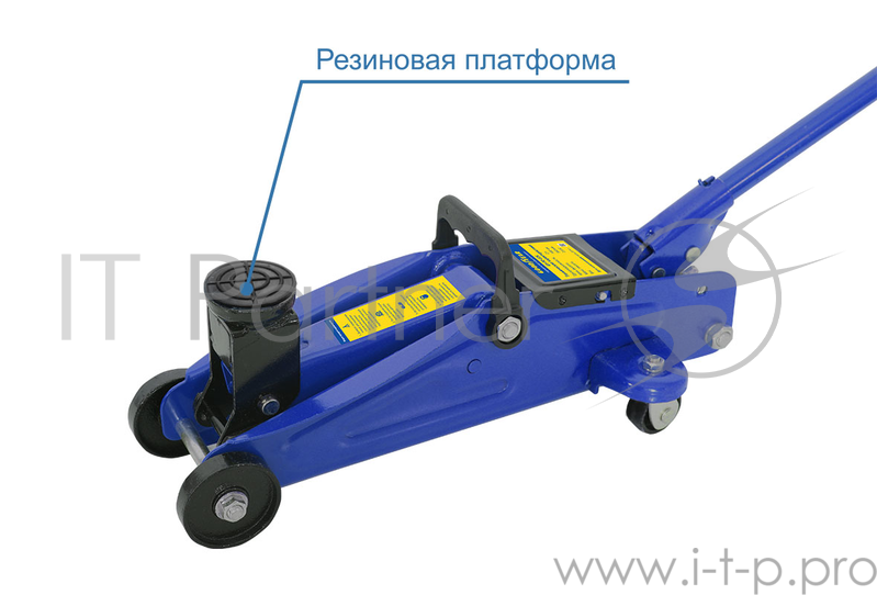 Домкрат GOODYEAR GY000903 гидравлический подкатной gy-pd-02 2т 340мм с резиновой проставкой порога