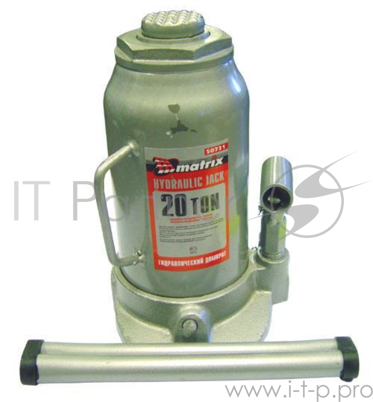 Домкрат MATRIX 50731 бутылочный 20т h подъема 242–452мм