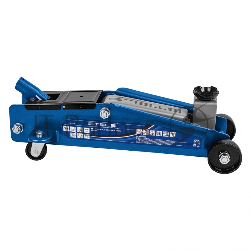 Домкрат STELS 51134 гидравлический подкатной высокий подъем 3т suv 190-535мм