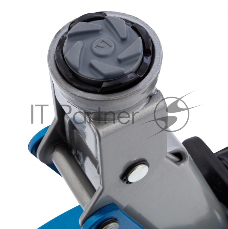 Домкрат STELS 51132 гидравлический подкатной с фиксатором 2.5 т safety pin 140-385мм в кейсе