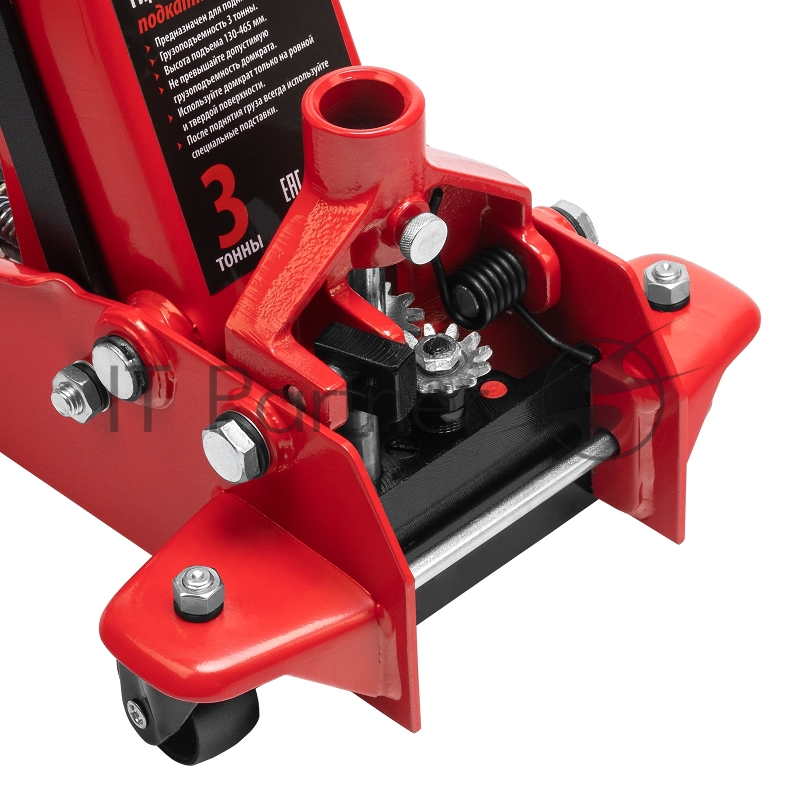 Домкрат SPARTA 510105 подкатный 3т h подъема 130–490мм