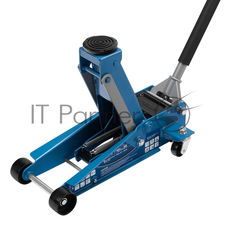 Домкрат STELS 51133 гидравлический подкатной быстрый подъем 3 т quick lift 130–465мм профессиональ