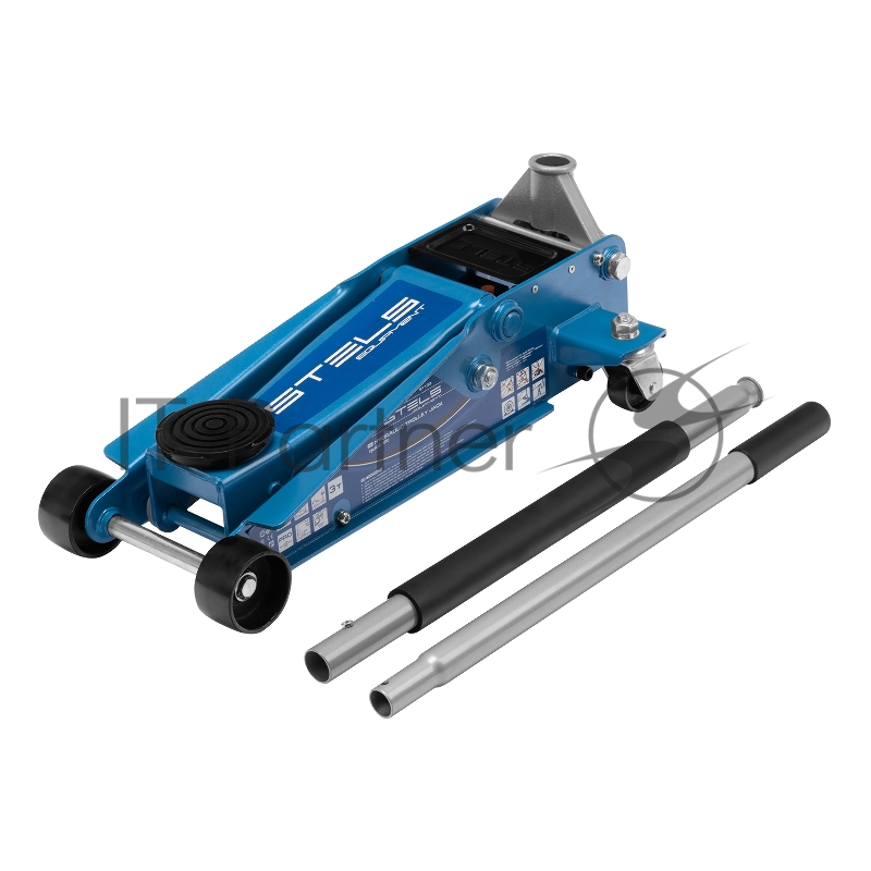 Домкрат STELS 51133 гидравлический подкатной быстрый подъем 3 т quick lift 130–465мм профессиональ