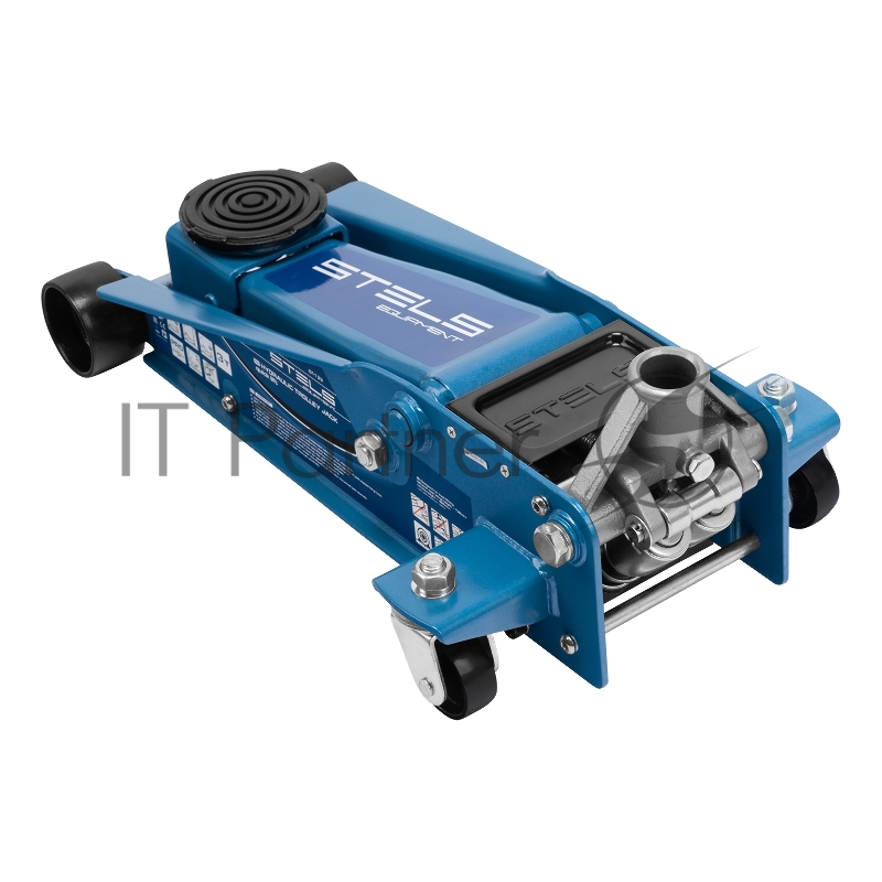 Домкрат STELS 51133 гидравлический подкатной быстрый подъем 3 т quick lift 130–465мм профессиональ