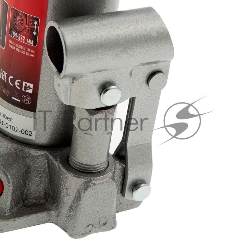 Домкрат MATRIX 50754 гидравлический бутылочный 4 т h подъема 194–372мм в пласт. кейсе master