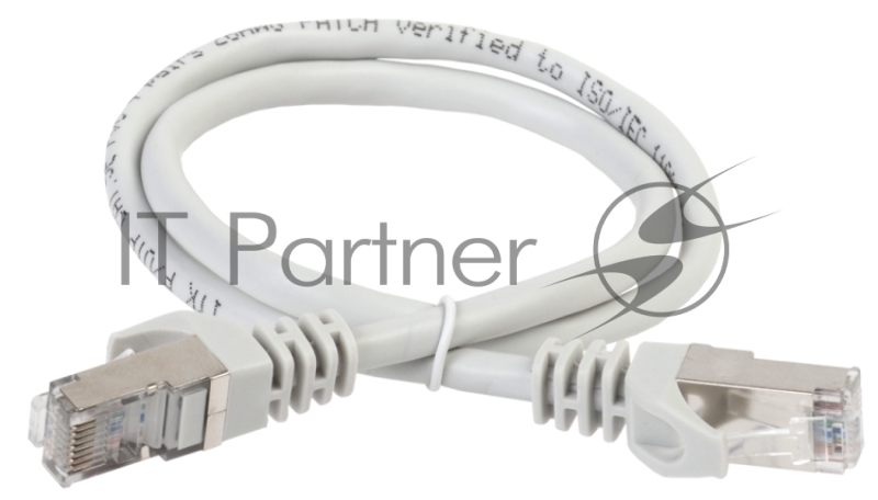 Патч-корды, Патч-панели ITK PC01-C5EF-3M Коммутационный шнур (патч-корд), кат.5Е FTP, 3м, серый