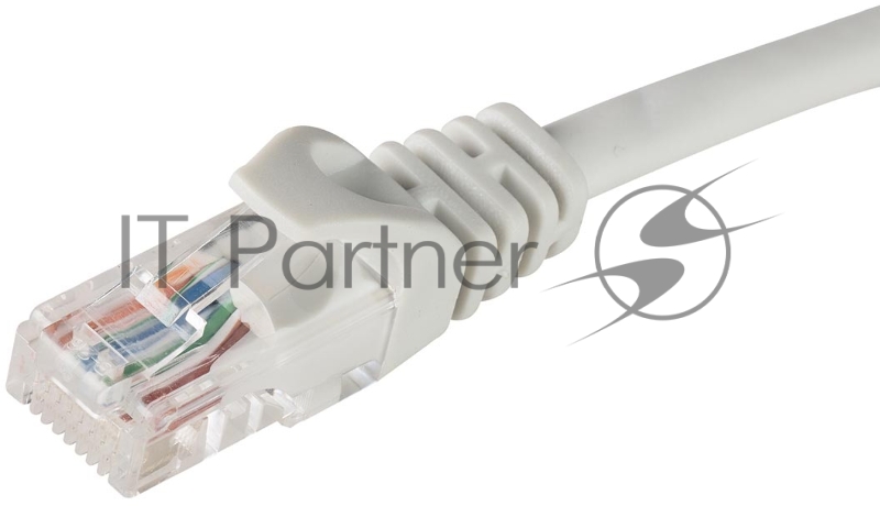 Патч-корды, Патч-панели ITK PC01-C5EUL-05M Коммутационный шнур (патч-корд), кат.5Е UTP, LSZH, 0,5м, серый