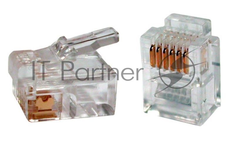 Патч-корды, Патч-панели ITK CS3-2C3U Разъём RJ12 UTP для кабеля кат.3, 6P4C