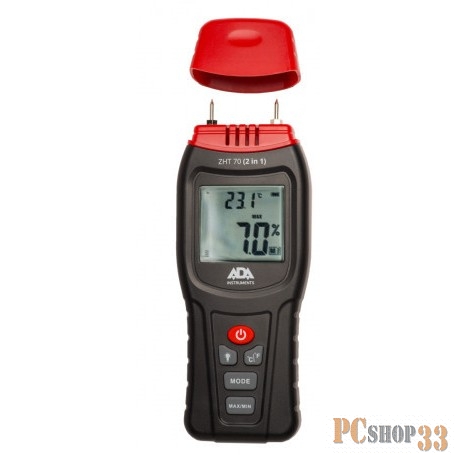 Термогигрометр ADA ZHT 70 А00518 контактный древесина, стройматериалы, температура воздуха