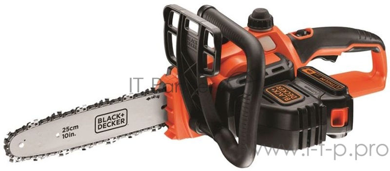 Пила цепная BLACK & DECKER GKC1825L20-QW аккумуляторная 18в 2.0ач 25см бесключевой натяжитель