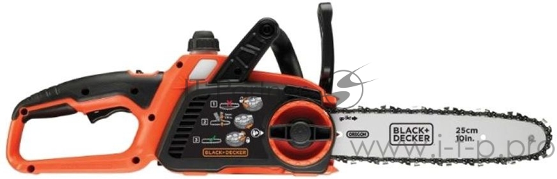 Пила цепная BLACK & DECKER GKC1825L20-QW аккумуляторная 18в 2.0ач 25см бесключевой натяжитель