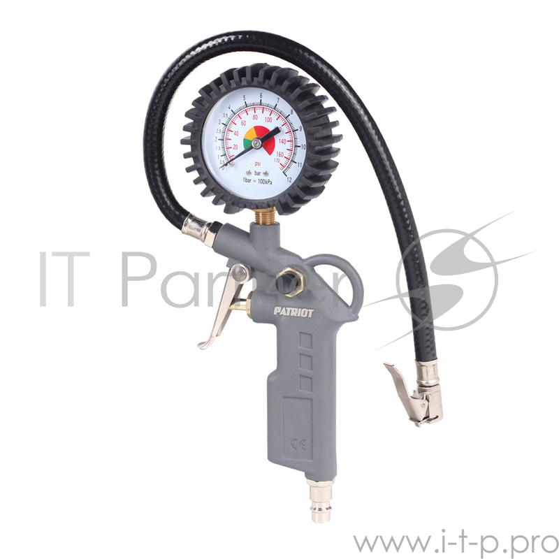Пистолет для накачки шин PATRIOT GN 60D 10бар шланг360мм манометр63мм быстросъем