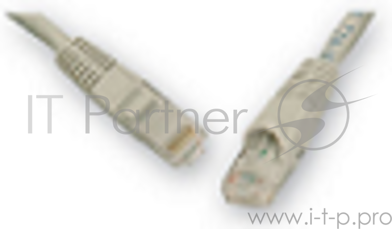 Патч-корды, Патч-панели ITK PC01-C6U-2M Коммутационный шнур (патч-корд), кат.6 UTP, 2м, серый
