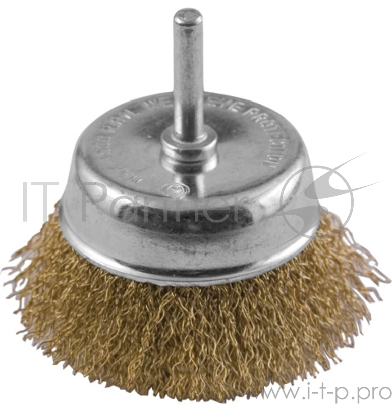 Кордщетка КУРС 38466 чашечная для дрели со шпилькой 50мм