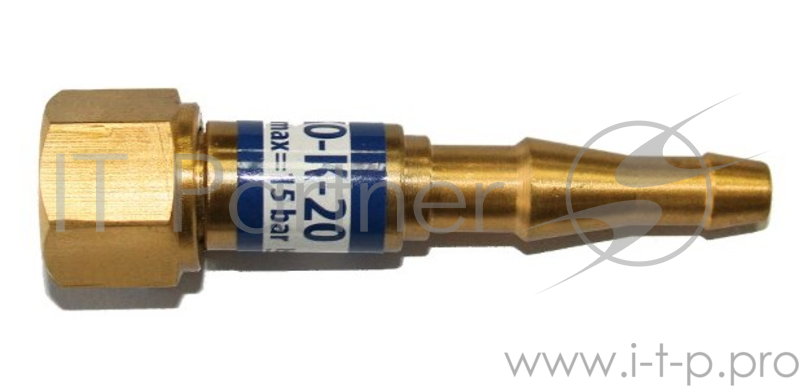 Клапан KRASS КО-К-20 обратный кислород вход резака/горелки