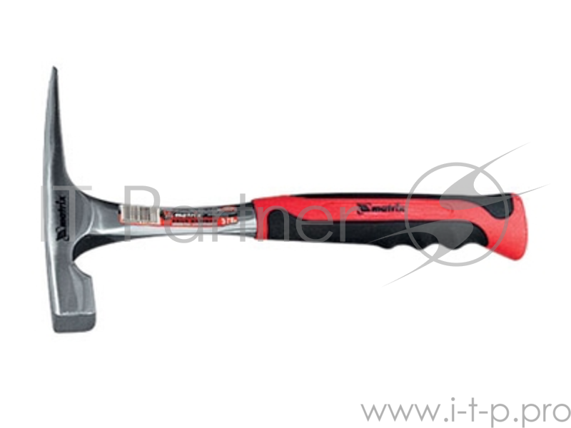 Молоток каменщика MATRIX 10630 600г цельнометаллический двухкомпонентная рукоятка