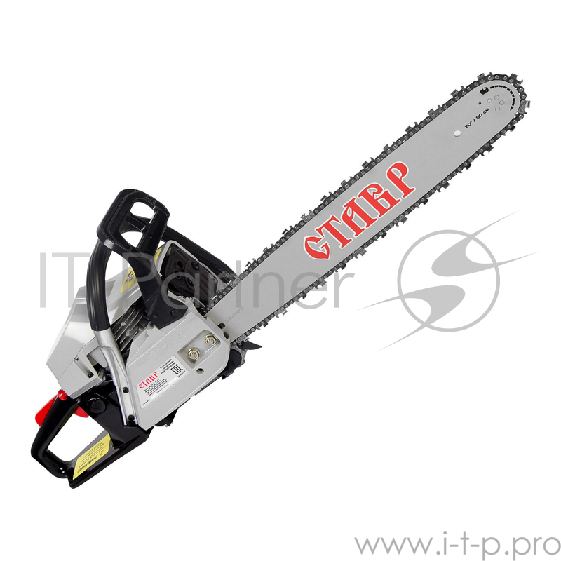Бензопила СТАВР ПЦБ-50/2400М Объем двигателя, см?: 58 Мощность, Вт: 2400 Расположение двигателя: Т-поперечное Система зажигания: CDI Скорость цепи: 12,1 м/с Время торможения цепи : < 0,12с Скорость срабатывания тормозного механизма: 0,1 с Шаг зубьев