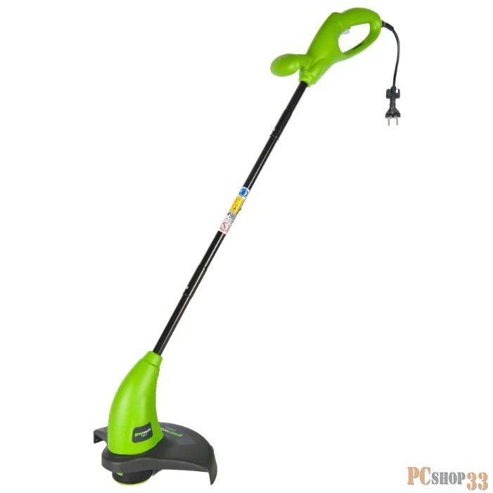 Триммер электро GREENWORKS 21117 нижний двигатель 280Вт леска 1.6мм 25см