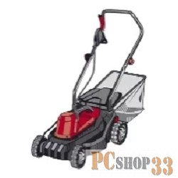 Газонокосилка ЗУБР ЗГКЭ-33-1000 роторная электрическая ш/с 330мм регулировка h=25-65мм 3позиции